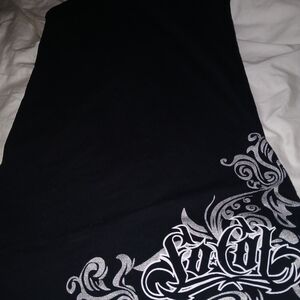 Black and Silver Graphic T-Shirt